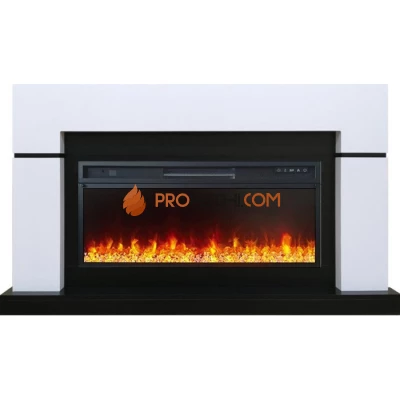 Каминокомплект Royal Flame Lindos - Белый (Ширина 1470мм) с очагом Vision 42 LED