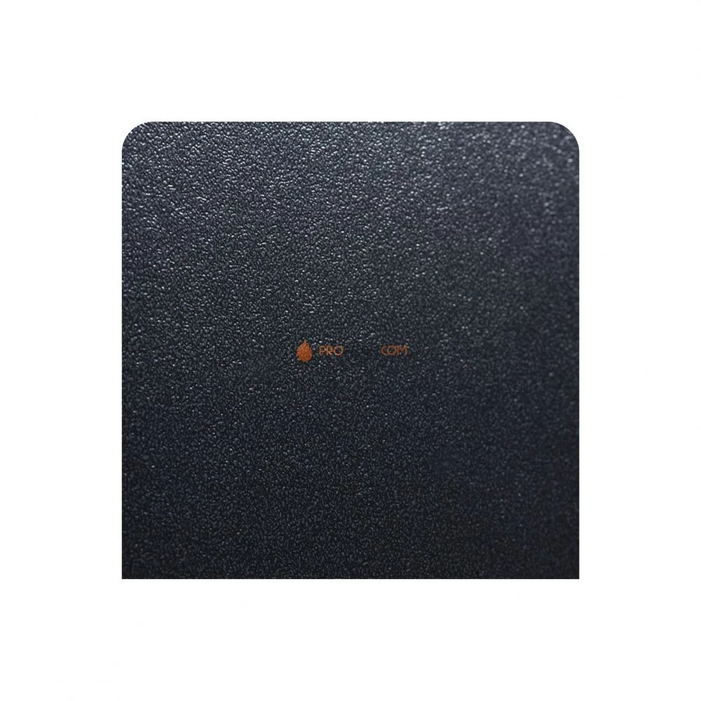 Лист притопочный стальной Ogner черный 1000x1000