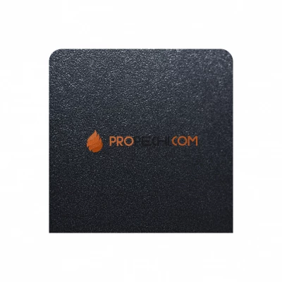 Лист притопочный стальной Ogner черный 1000x1000