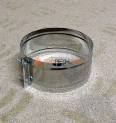 Хомут широкий (обжимной) D=150 360гр. s=0.5 нерж. ФлюГранд