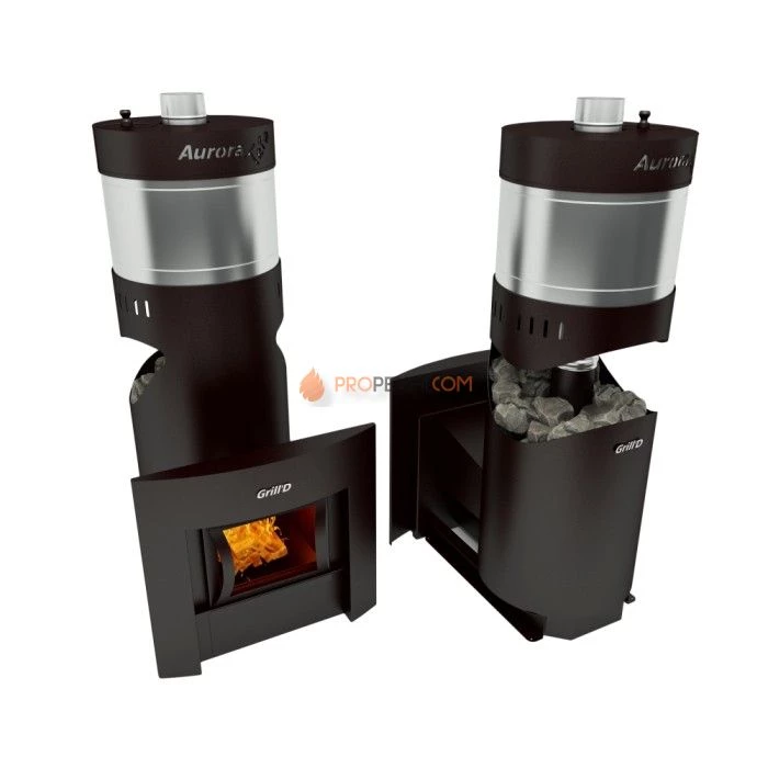 Дровяная печь для бани Grill’D Aurora 160А TRIO Window