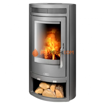 Печь-камин ABX Arktis 4 серая сталь