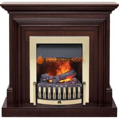 Каминокомплект Dimplex Bradford - Темный дуб с очагом Danville Brass FB2