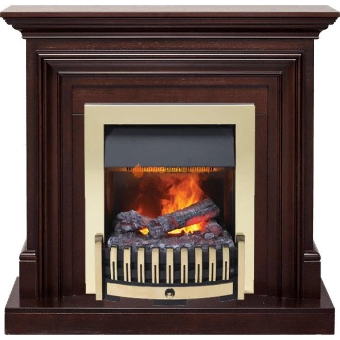 Каминокомплект Dimplex Bradford - Темный дуб с очагом Danville Brass FB2