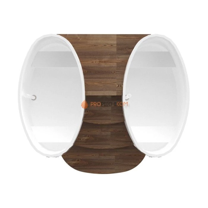 Подиум BentWood на 2 купели 0,69х1,31 из мореной лиственницы