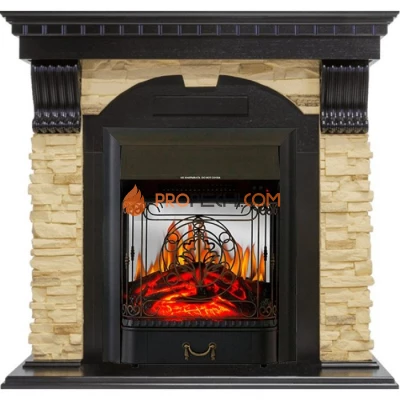 Каминокомплект Royal Flame Dublin - Венге / Сланец с очагом Majestic FX M Black