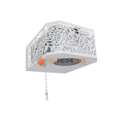 Обливное устройство ИзиСтим КАСКАД 30 в кожухе Хохлома белый