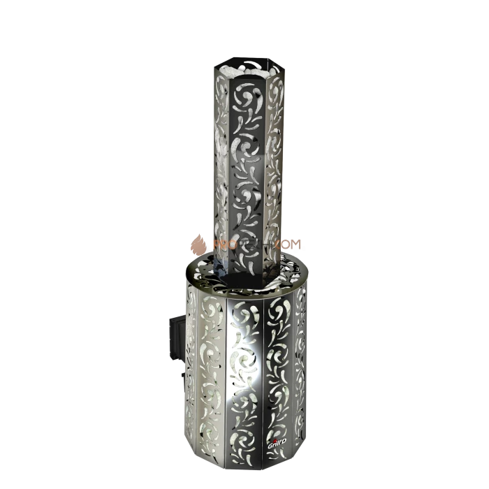 Дровяная банная печь Grill’D Violet Long Pro