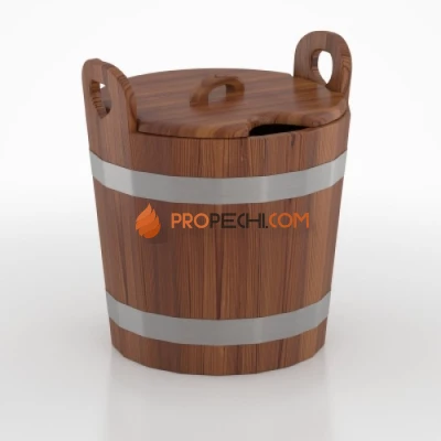 Запарник BentWood 22л. (с крышкой) из мореной лиственницы