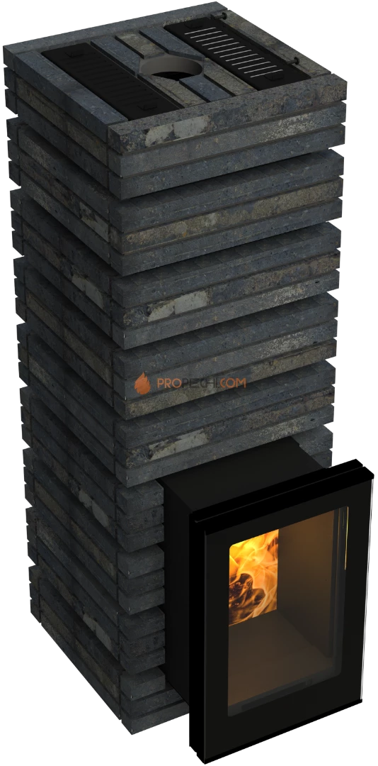 Банная печь Grill'D Shaman Long (2 каменки)