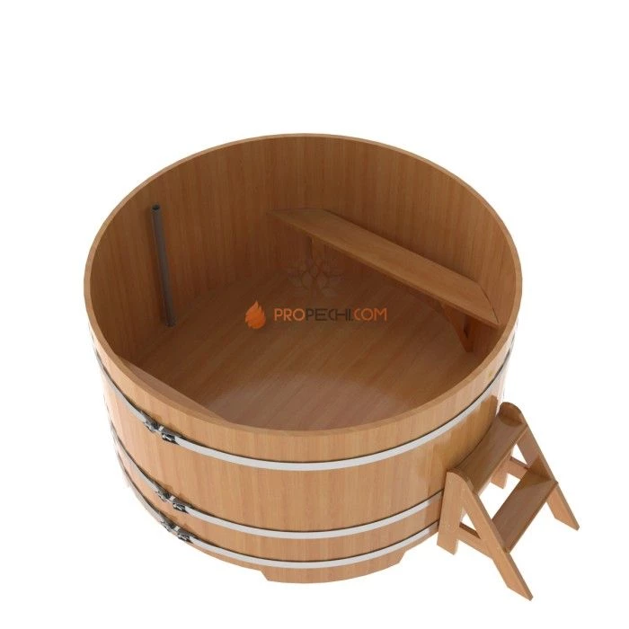 Купель BentWood круглая из натуральной лиственницы d=1,80
