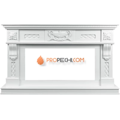 Портал Royal Flame Corsica - Матовый белый