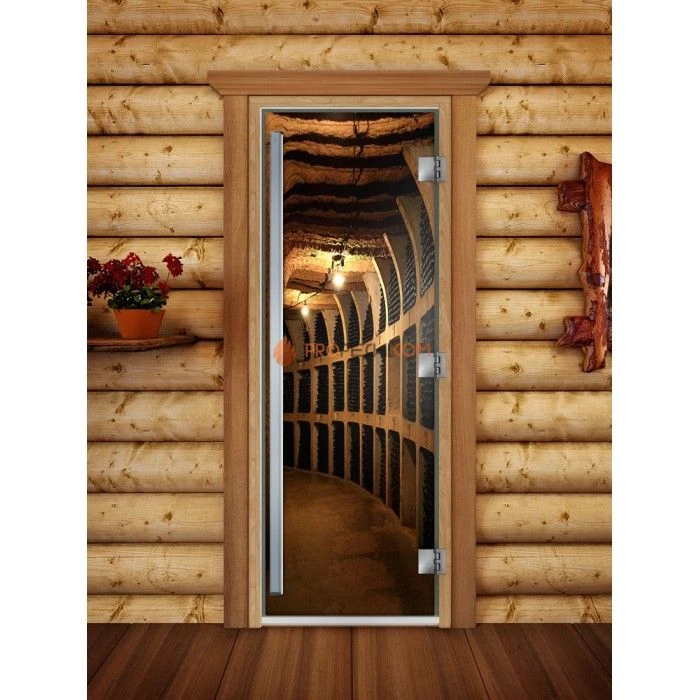 Дверь для бани DoorWood Престиж Фотопечать А037, 2000x800 мм