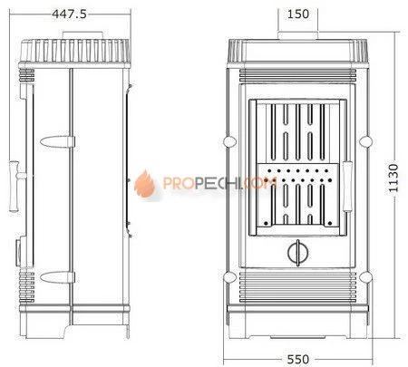 Печь-камин Invicta Gomont
