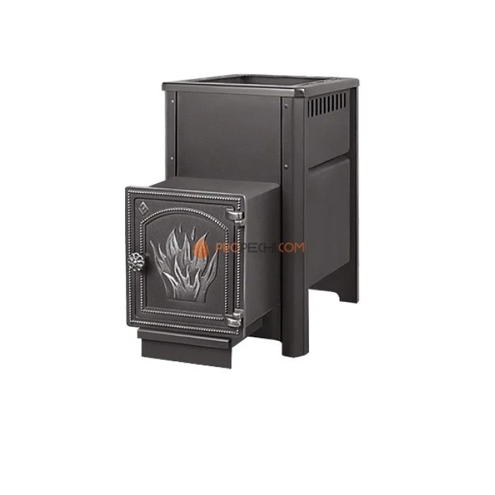 Дровяная печь для бани Везувий Русичъ АКВА 16 (ДТ-4) с баком 32л