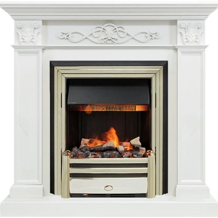 Каминокомплект Dimplex Verona - Белый дуб с очагом Cavendish