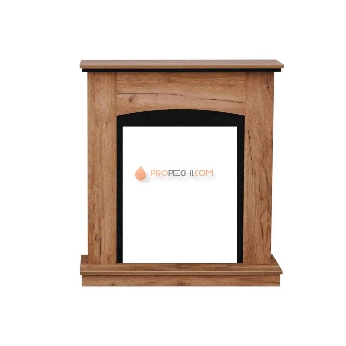 Каминокомплект Royal Flame Barcelona (разборный) - Дуб табачный с очагом Majestic FX Brass