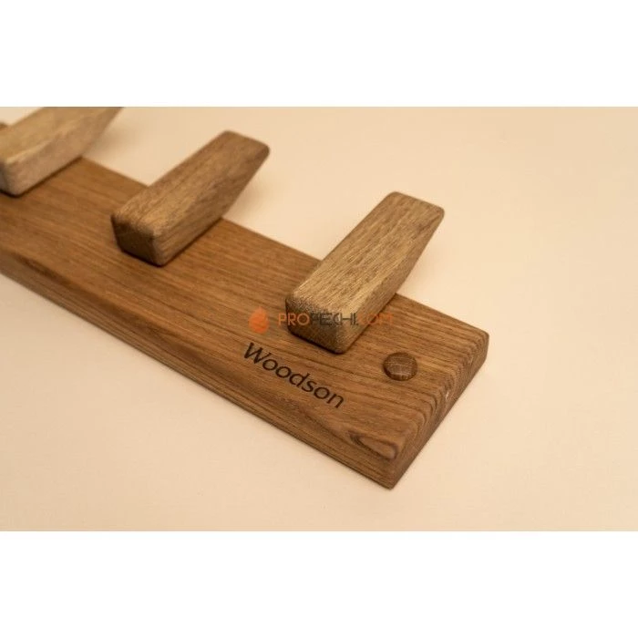 Вешалка Woodson D3, 3 крепления, дуб