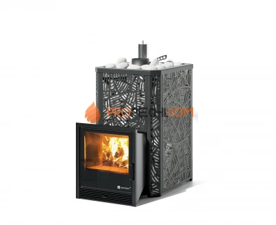 Печь для бани Изистим Ялта 15 К/2024 Модерн черный