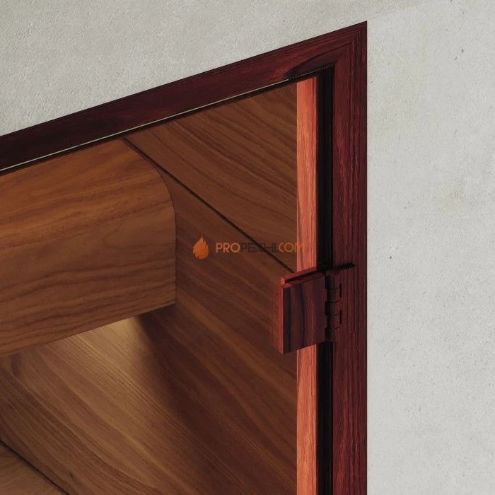 Дверь для хамама DoorWood АРТ Wood 52 Сатин, 1900x800 мм