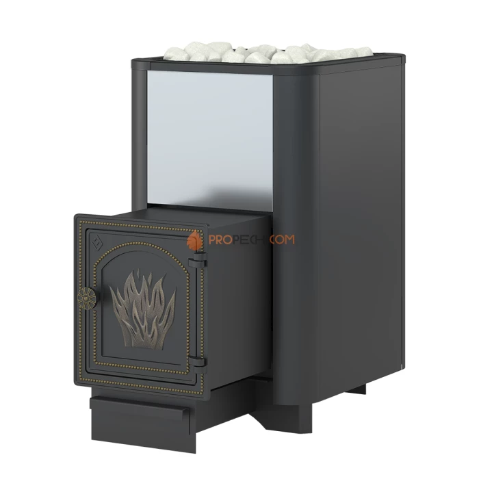 Чугунная печь для бани Везувий Сенсация 22 Антрацит (ДТ-4)