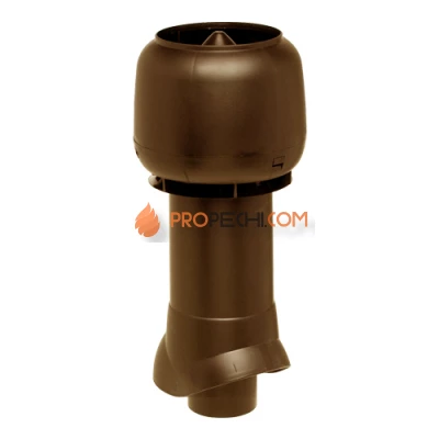 Вентиляционный выход изолированный с колпаком 110/160/500 коричневый
