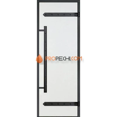 Дверь для хамама Harvia Legend ALU 9х19 стекло прозрачное