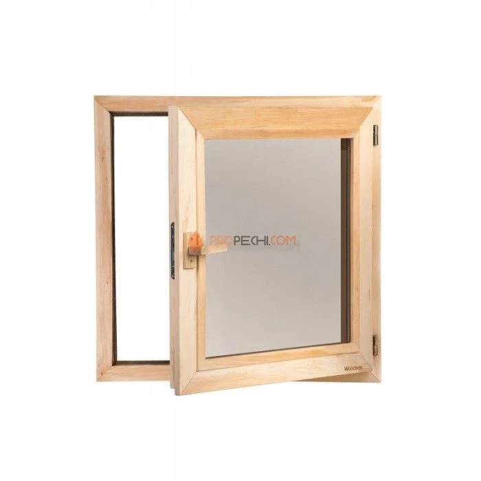 Окно Woodson 50x50, стекло бронза, ольха