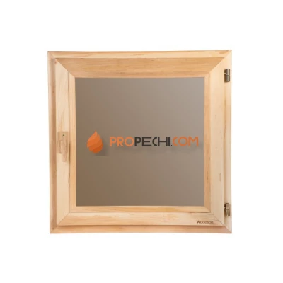 Окно Woodson 60x60, стекло бронза, ольха