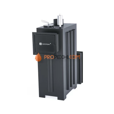 Дровяная печь для бани ИзиСтим Геленджик М2 С тыла