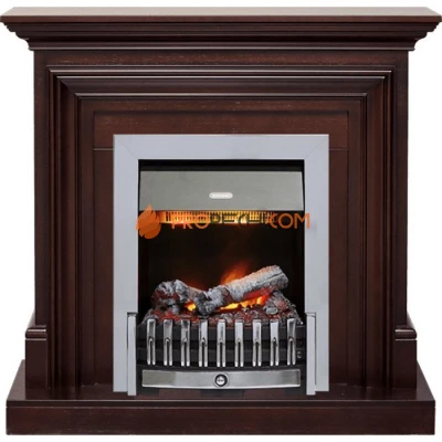 Каминокомплект Dimplex Bradford - Темный дуб с очагом Danville Chrome FB2