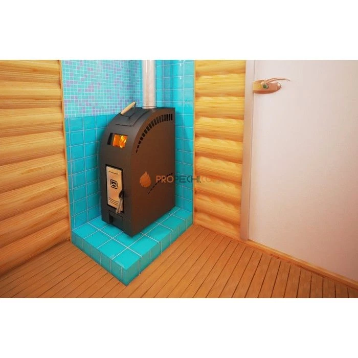 Дровяная печь для бани Теплодар Лагуна-12 ТУ