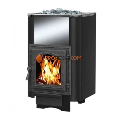 Чугунная печь для бани Везувий Сенсация 16 Антрацит (270) б/в