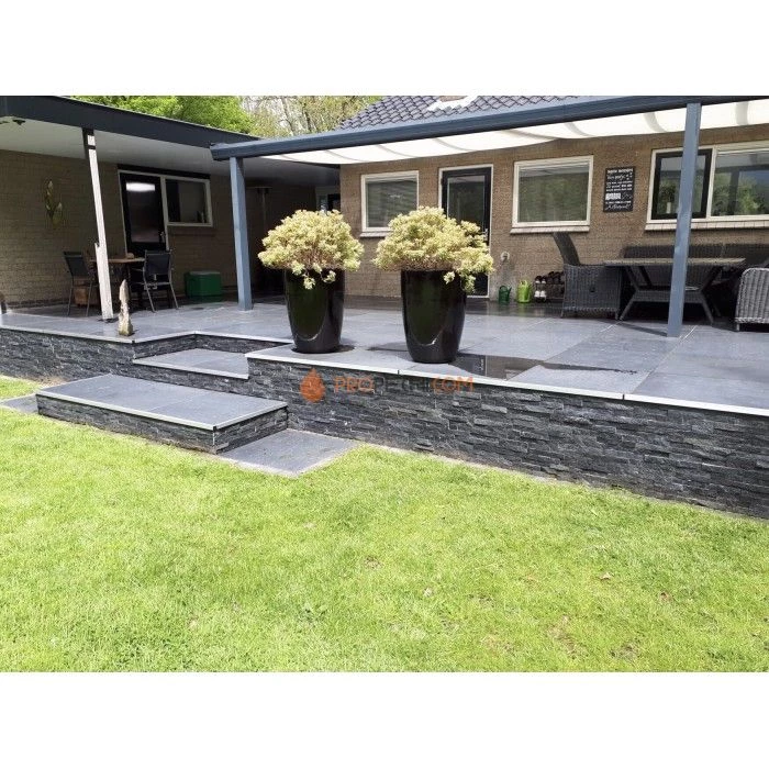 Панель Неоклассик кварцит черный (600х150мм) упак. (6шт/0,54м2)