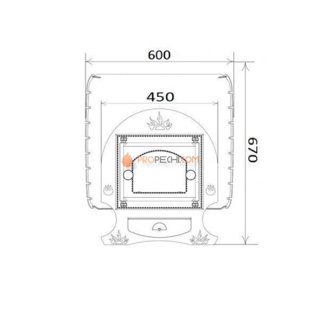 Банная печь Царь Печи Елисей Премиум