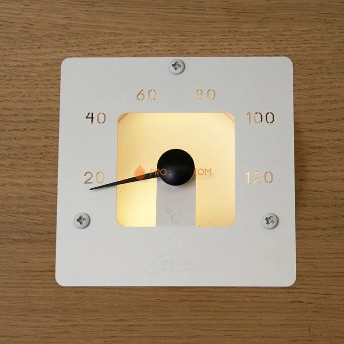 Термометр для сауны Cariitti SQ, белый