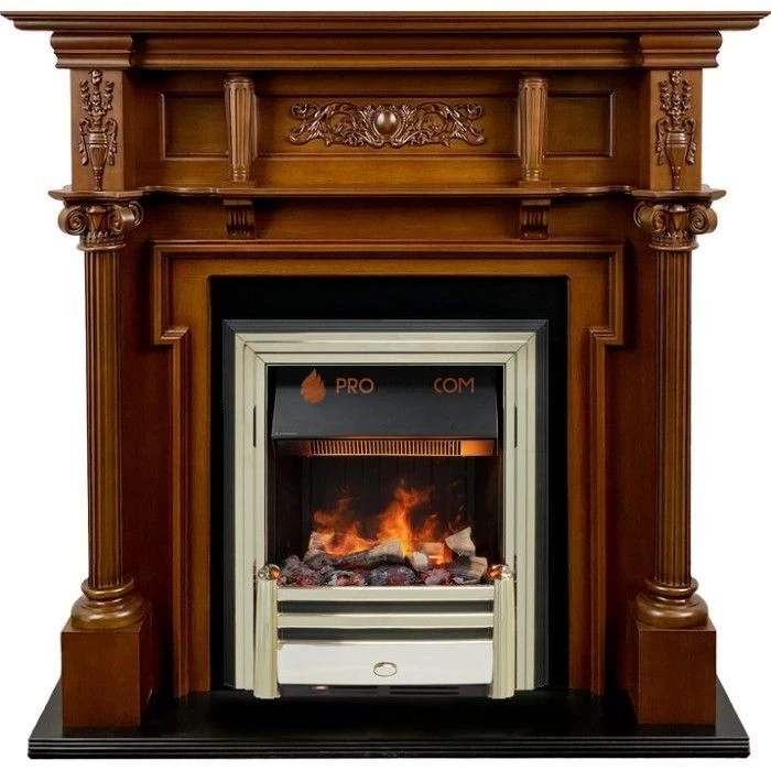 Каминокомплект Dimplex Oxford - Орех с очагом Cavendish