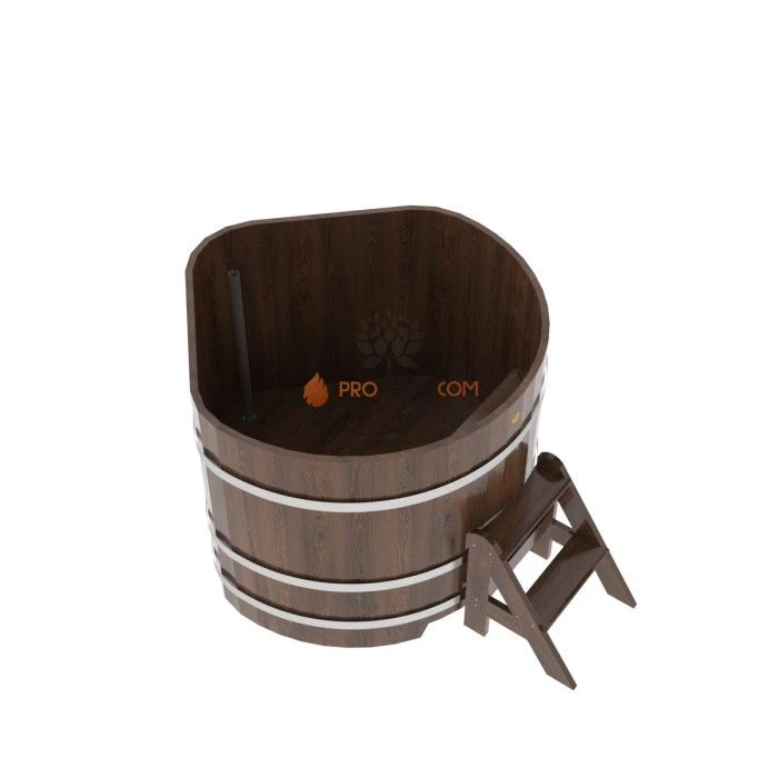 Купель BentWood угловая из мореного дуба 1,19х1,19