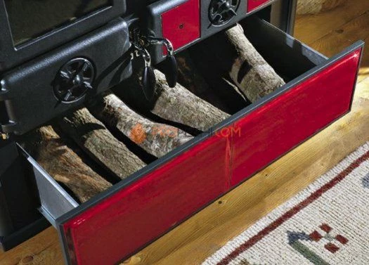 Печи-камины La Nordica Rosa 5.0 Maiolica Bordeaux Бордовый