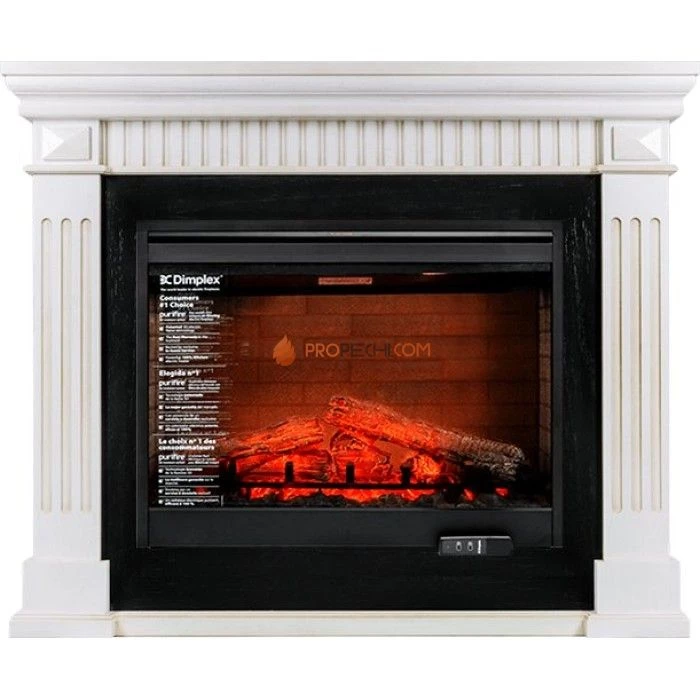 Каминокомплект Dimplex America - Белый дуб с патиной с очагом Symphony 30 inch DF3020-EU