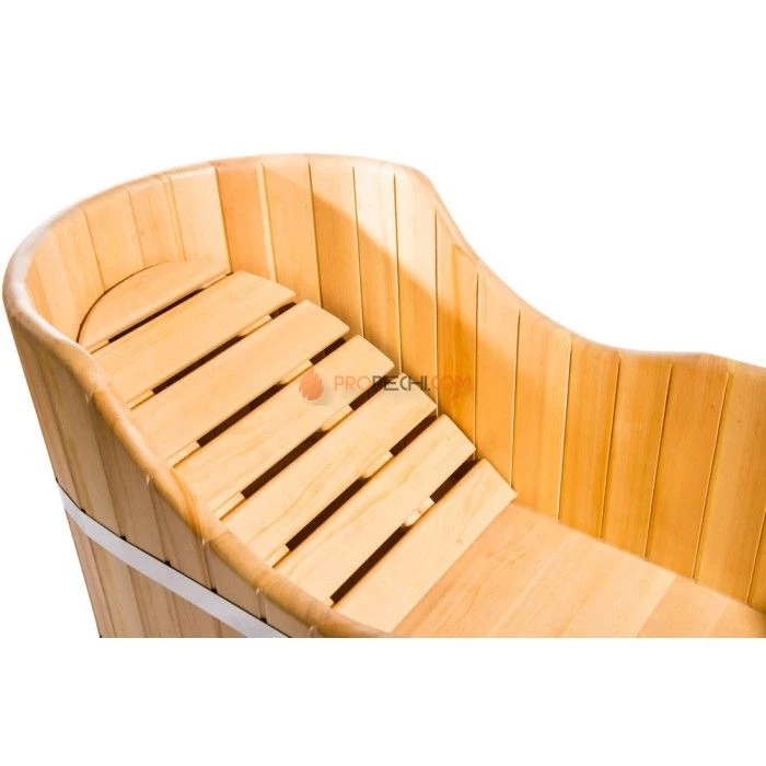 Ванна из кедра НКЗ 78x170 см, высота 80-60 см