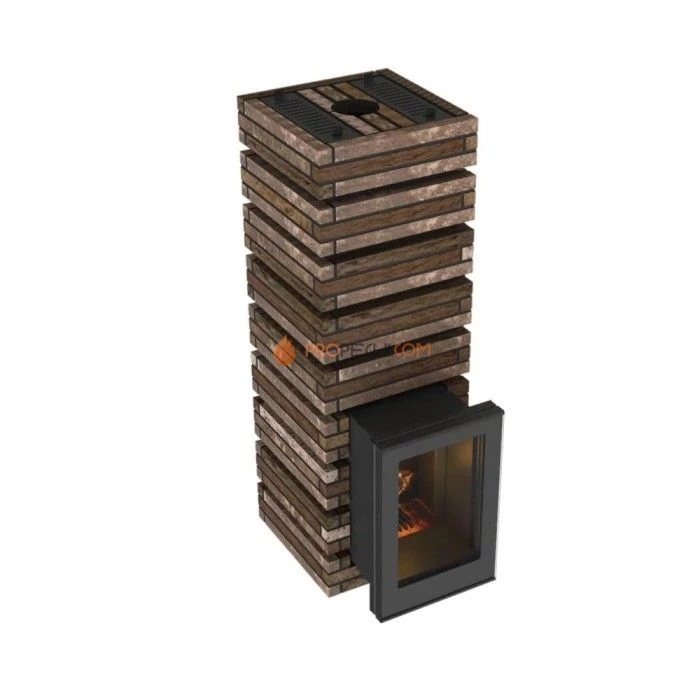 Дровяная банная печь Grill’D Shaman Long (2 каменки)