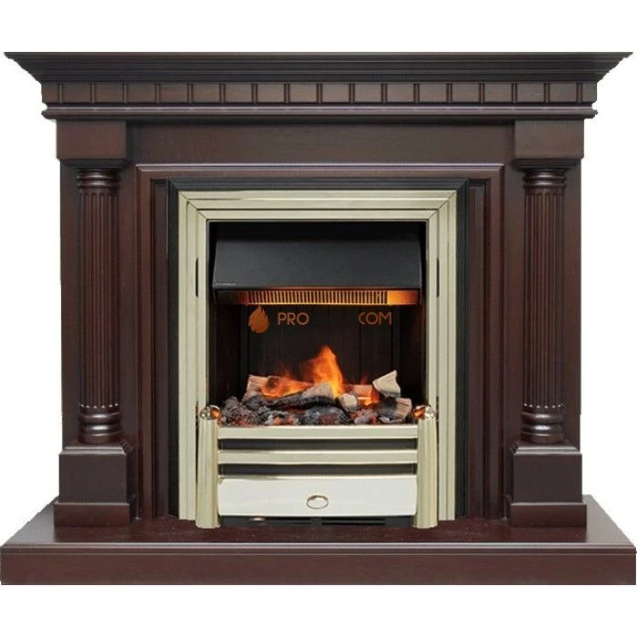 Каминокомплект Dimplex Dallas - Темный дуб с очагом Cavendish