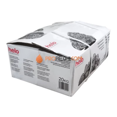 Камни для напольной печи Helo, упаковка 20 кг, размер камней 10-15 см