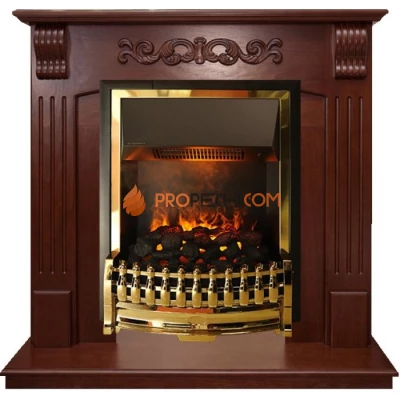 Каминокомплект Dimplex Sorrento угловой - Орех с очагом Atherton