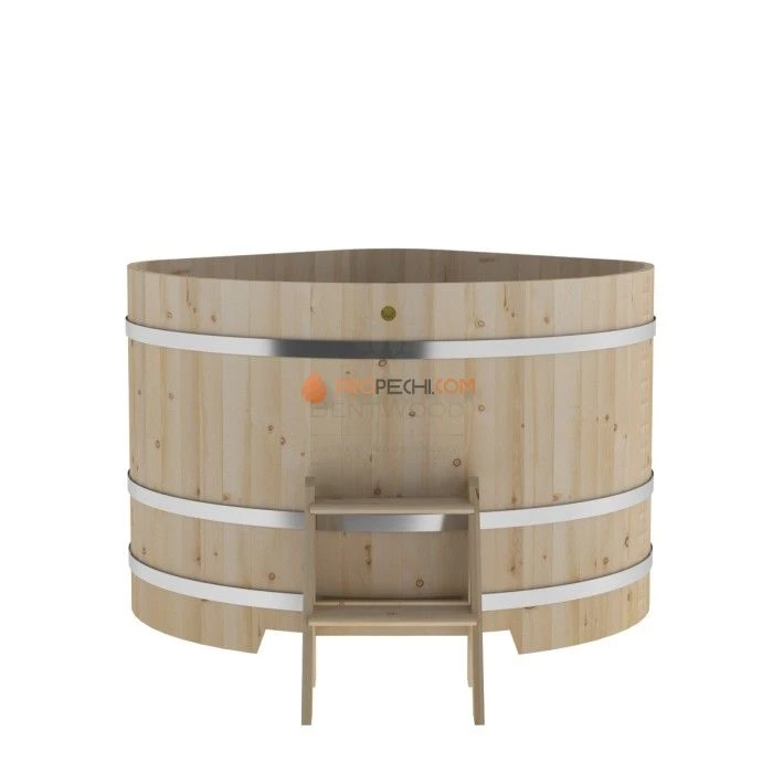 Купель BentWood угловая из кедра 1,53х1,53 стандарт