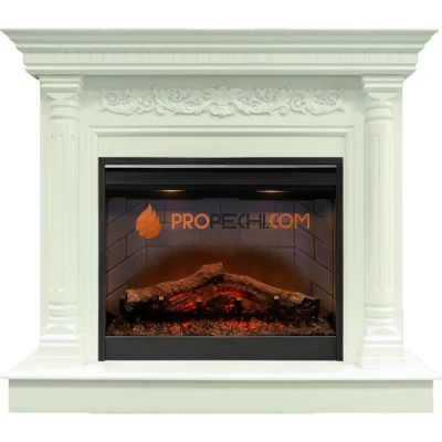 Каминокомплект Dimplex Sicilia - Белый дуб с очагом Symphony 26 inch DF2608-INT