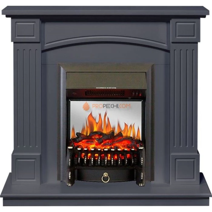 Каминокомплект Royal Flame Boston - Серый графит (Высота 925см) с очагом Fobos FX M Black
