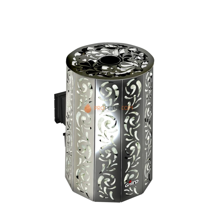 Дровяная банная печь Grill’D Violet Long Pro