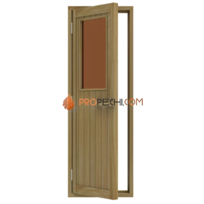 Дверь для бани стеклянная SAWO 743-4SGD-L бронза 1900х700